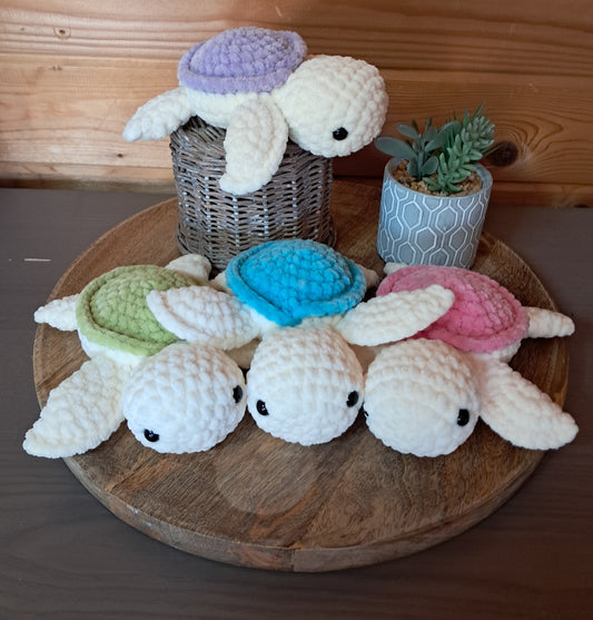 Handgemaakt op bestelling, gehaakte zeeschildpad , oceaan thema, uniek geschenk, speelgoed,aangepaste kleuren.