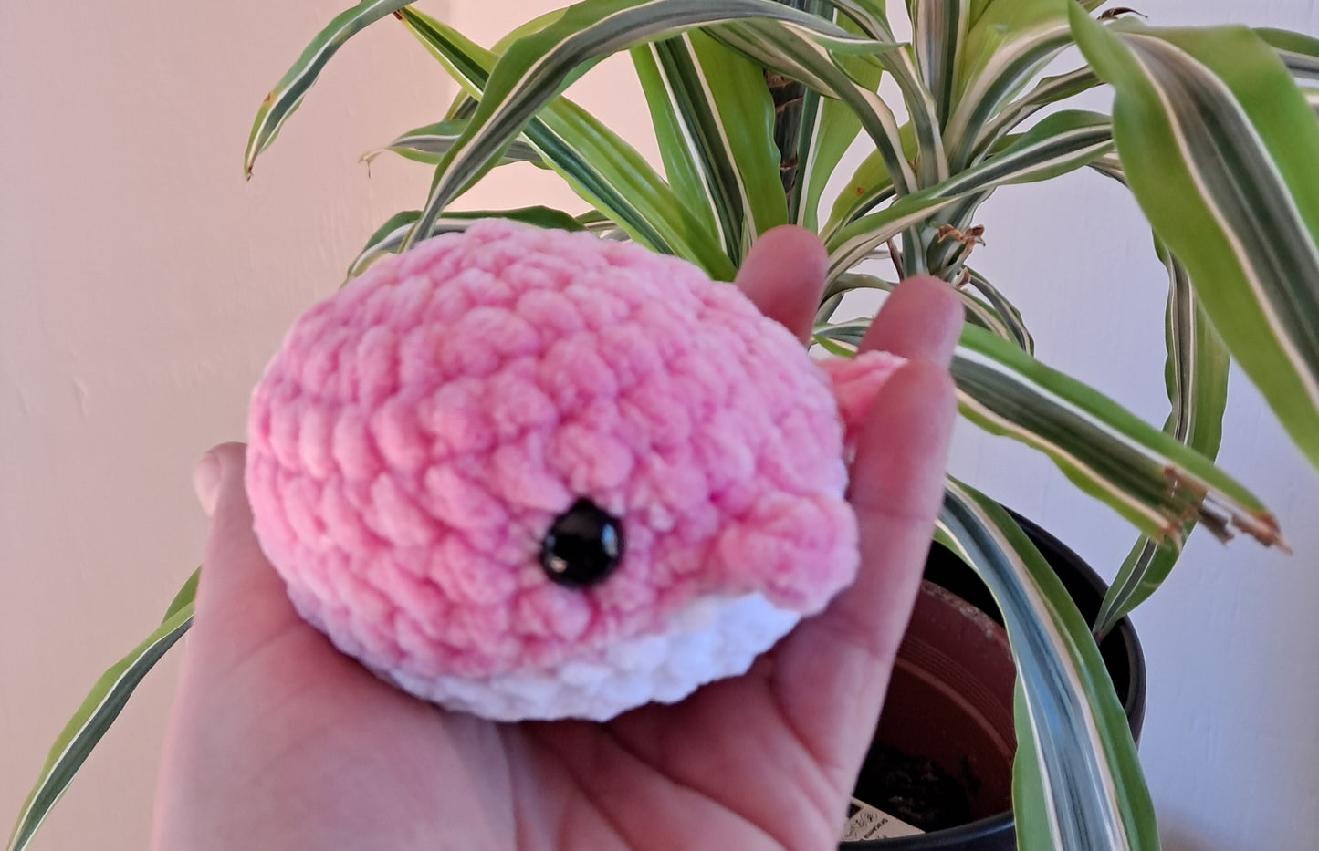 Kleine gehaakte Walvis-Handgemaakte amigurumi knuffel -zeeleven-oceaan-antistress